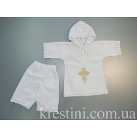 Хлопковый набор для крещения "Ангелок"